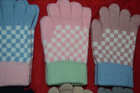 Strečové rukavice prstové oteplené,v.110-134, 110 / 116 / 122 / 128 / 134