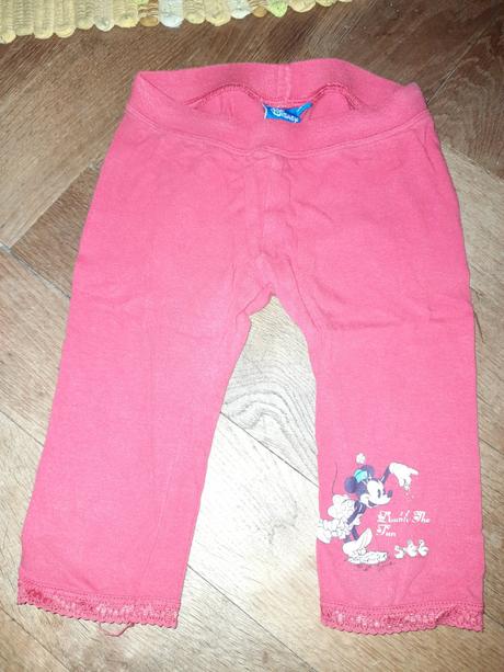 Legíny, tepláky s mickeymousem růžové na holku, 92