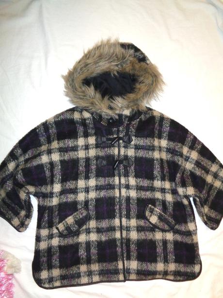 Módní pecka - káro kabát, girl2girl,134