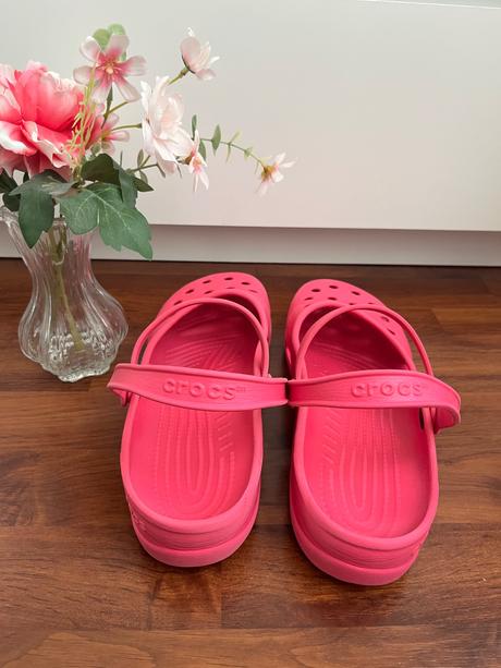 Crocs mary jane růžové w10/eu 42-43 originál, crocs,42