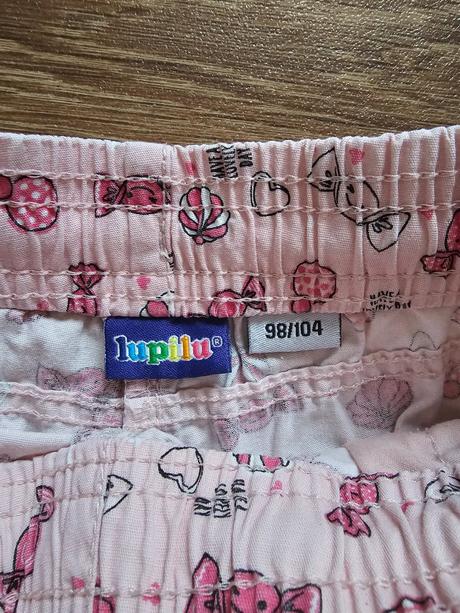 Dívčí kraťasy lupilu vel. 98/104, lupilu,104