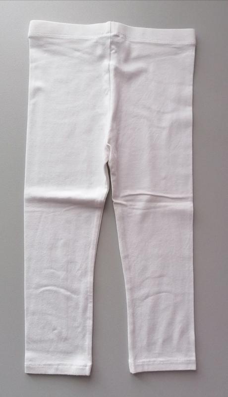 Bílé 3/4 legíny vel 134 - 140, george,134
