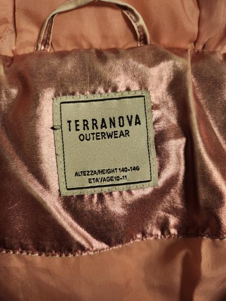 Bunda růžová 140 - 143, terranova,140