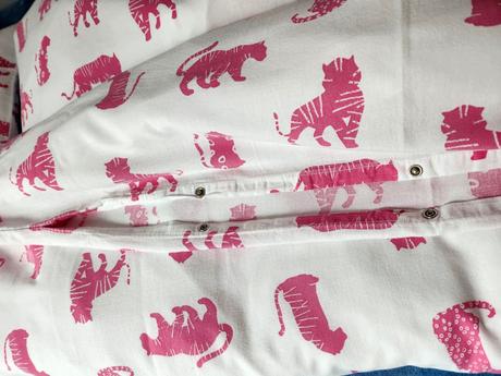 Tygři povlečení, deka a polštář pro menší děti, šířka (cm): 110,délka (cm): 120