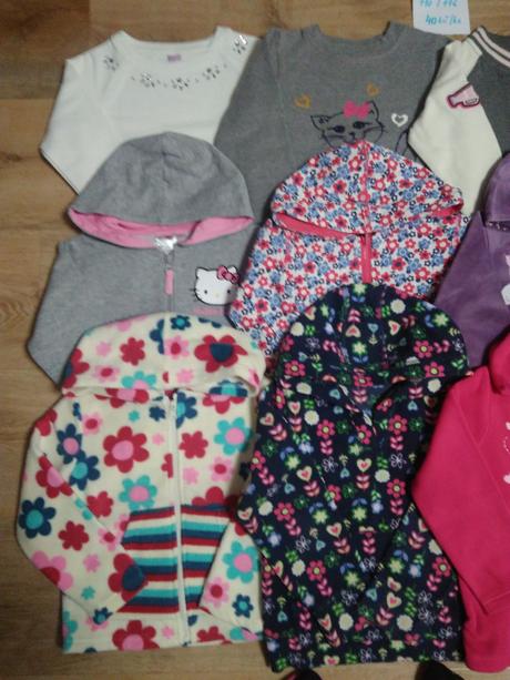 8 x mikina / svetr / bolerko / vesta, vel 110/116, george,110