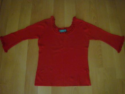 Svetřík slavnostní - červený, vel. 38/40, 38