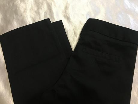 Vel. 122 černé dívčí společenské kalhoty, 122