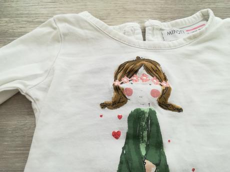 Tričko s rozparkem na zadech, minoti,80