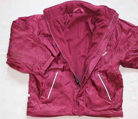 Y13. oboustranná přechod. šusťáková/flísová bunda, 122