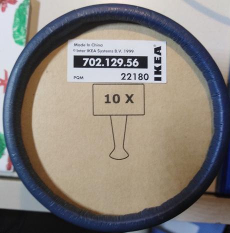 10 ks ikea clips, 