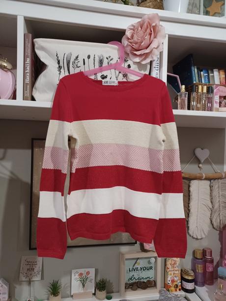 Třpytivý svetr h&m 134/140, h&m,140