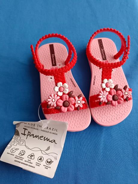 Voňavé gumové sandálky ipanema, 22