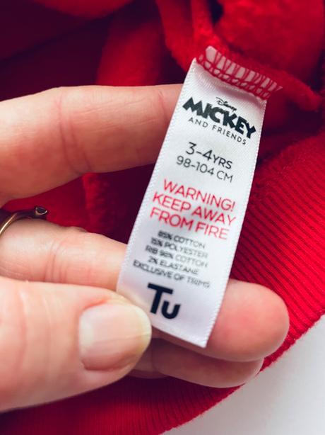 Mikina vánoční - v.3/4 roky mikkie klubík / disney, 104