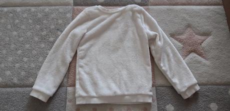 Krásná chlupatá mikina h&m vel. 122-128, h&m,122