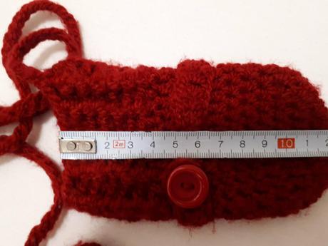 Zimní pletený komplet, čepička, rukavičky, capáčky, 80