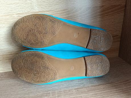 Tyrkysové baleríny vel. 40, 40