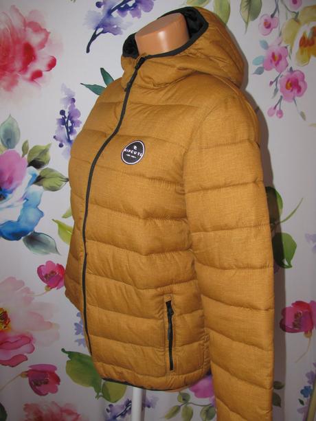 Zimní hořčicová bunda s kapucí rip curl unisex, rip curl,164