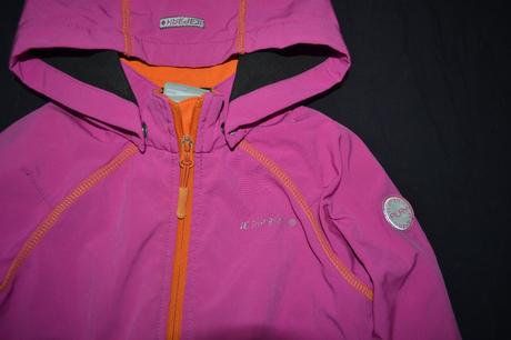 Podzimní softshellová dívčí bunda v.116, s fleece, 116