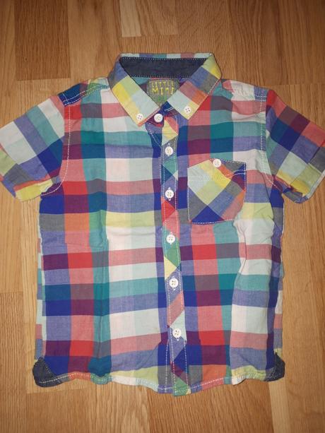 Kostkovaná košile next vel 92, next,92