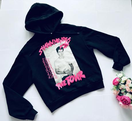 D38/ mikina černá - v.s, h&m,s