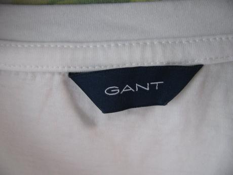 Bílé bavlněné tričko gant, gant,152