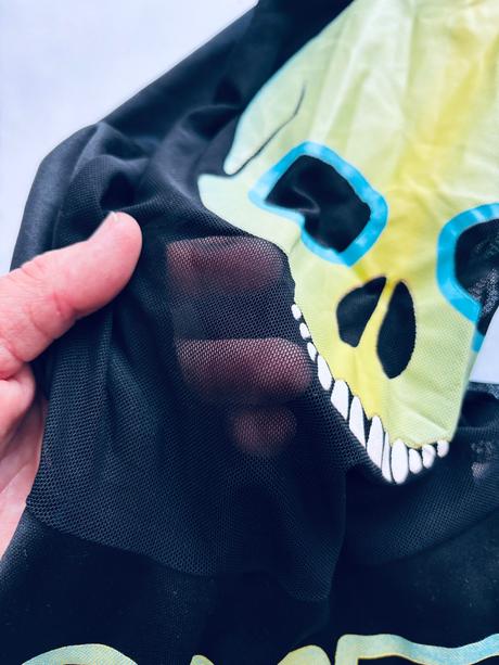 An2/ kostým kostlivec reflexní - v.cca 6/7 let, 