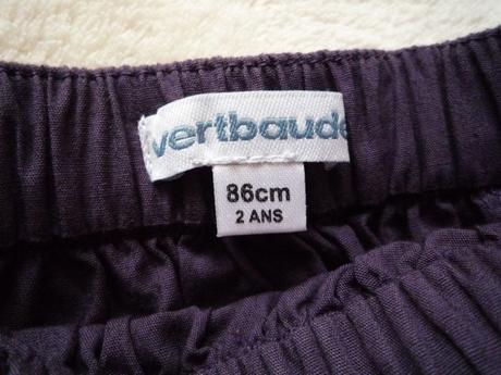 Souprava halenka, turecké kalhoty na léto, vertbaudet,86