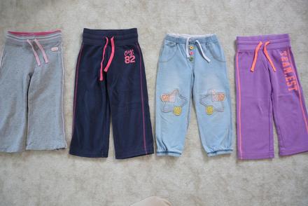 Tepláky 2-3 roky jednotlivě, next,98