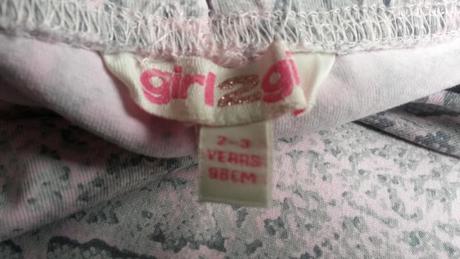 Vzorované bavlněné legíny vel. 98, girl2girl,98