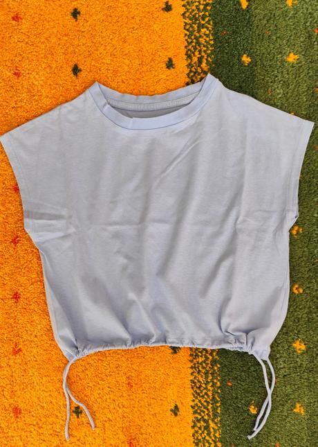 Světlemodré tričko, h&m,134