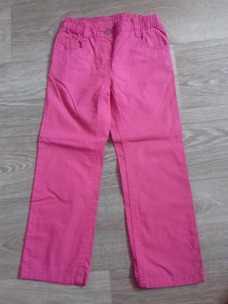 Slabé bavlněné kalhoty vel. 104/110, lupilu,104