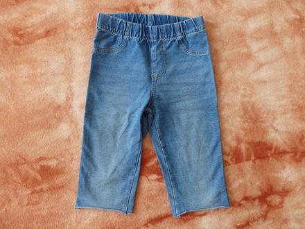 Džínové kraťasy, h&m,128