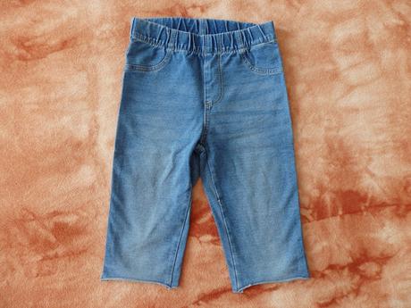 Džínové kraťasy, h&m,128