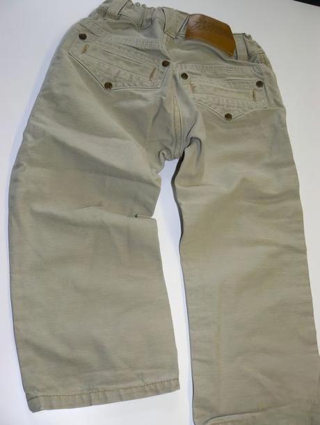 Béžové jeansy captain astounding, h&m,98