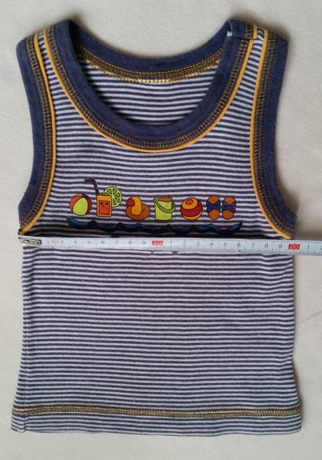 Nátělník, nátělníček, tričko bez rukávků, 68, f&f, f&f,68