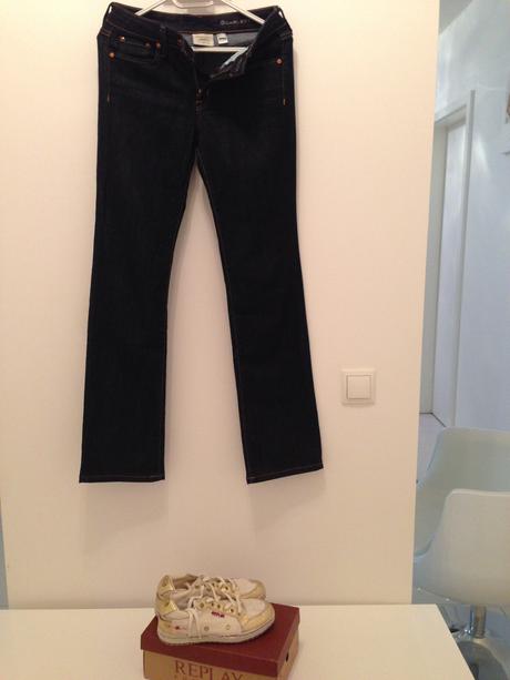 Rifle mango, vel.36 a botky replay bílozlaté 36, 36