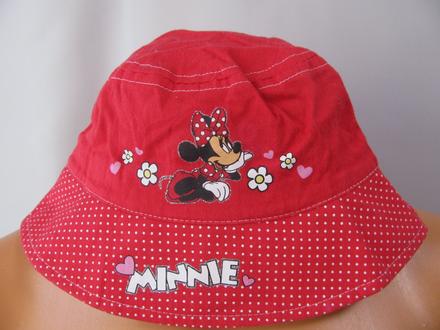 Plátěný letní klobouček minnie 2-4 roky, disney,104