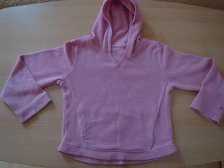 Mikina růžová - s kapucí, marks & spencer,122