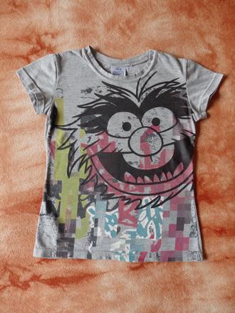 Tričko s animal - mupeti (the muppets), 134/140, disney,134