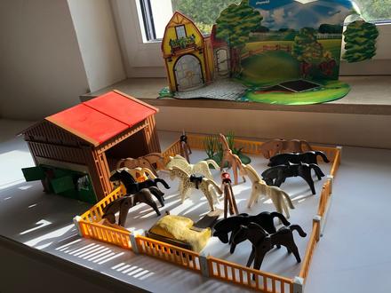 Staj na kone, vybeh pro kone playmobil, 