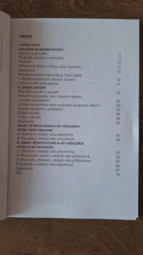 Větný rozbor pierot, 