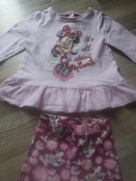Minnie triko pro holčičku+kalhoty, disney,74