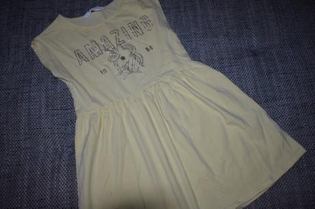 Šaty hm s jednorožcem, velikost 128/134/140, h&m,128