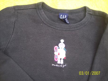 Triko s dlouhým rukávem, gap,116