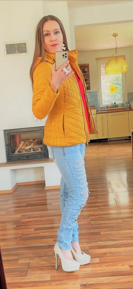 Okrová prošívaná bunda, vel xs/s, ff, f&f,xs