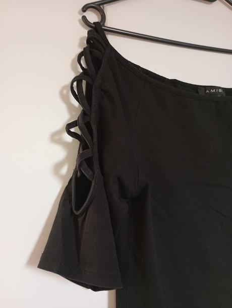 Přiléhavé šaty s křížením na pažích, amisu,42