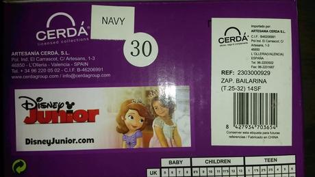 Tmavě modré sametové balerínky se sofií vel.30, disney,30