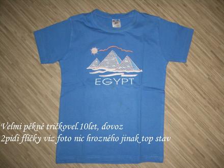 Tričko egypt vel.10let, 134