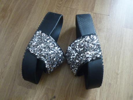 Třpytivé pantofle vel.39-40, 40