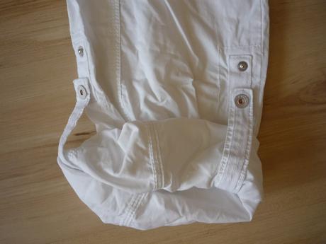 Bílé plátěné kalhoty - pláťáky tom tailor, tom tailor,xl